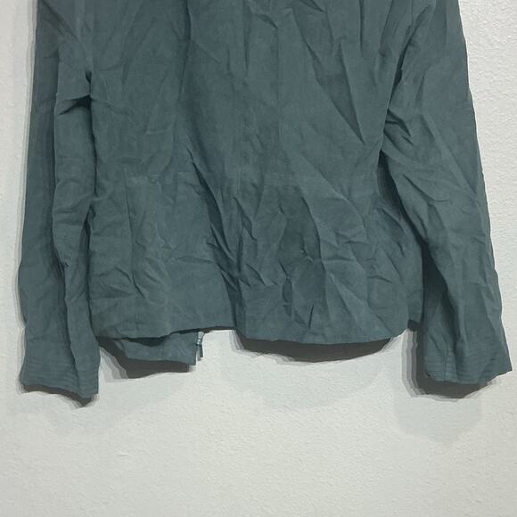 Norton Studio Gray Suede Jacket Sz 12 - Picture 9 of 13